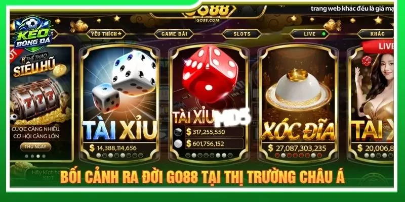 Bối cảnh ra đời Go88 tại thị trường Châu Á