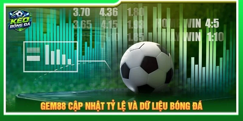 GEM88 cập nhật tỷ lệ và dữ liệu bóng đá