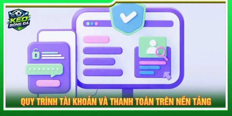 Quy trình tài khoản và thanh toán trên nền tảng